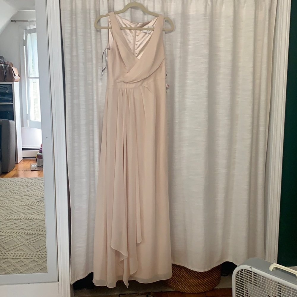 NWT Monique Lhuillier Champagne Bridesmaid Dress